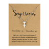 Girly Strieborný náhrdelník Zodiac Znamenia: Strelec N33/SAGITTARIUS