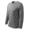 Malfini LONG SLEEVE 112 Tričko unisex XXL, Tmavosivý melír