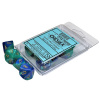 Sada kociek na RPG: Chessex - Blue-Teal Gold (10 ks)