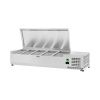 Royal Catering Chladiaca nadstavba - 120 x 33 cm - 5 nádob GN 1/4 RCKV-120/33-5S