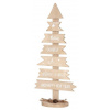 Dekorácia MagicHome Vianoce Woodeco, Strom s tabuľkami, bal. 2 ks, 40x17 cm