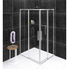 Polysan ALTIS obdélníkový sprchový kout 1000x900 mm, L/P varianta, rohový vstup, čiré sklo