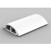 Podlahová oblá lišta biela 35x10mm 2m LO 35_HD KOPOS