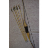 Luk Artemis + 5 tenkých drevených šípov (Tradičný luk ARTEMIS + 5x tenký drevený šíp (72 - 73cm))