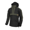 Bunda Woodsman Anorak® Helikon-Tex® - dvojfarebná černá / Taiga Green vel. S