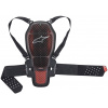 PÁTOROVÝ CHRÁNIČ NUCLEON KR-1 CELL CERTIFIKÁCIA CE2, ALPINESTARS (TRANSPARENTNÁ/ŠEDÁ/ČERVENÁ/ČIERNA) veľ. XS