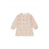 Dievčenské šaty Konges Sløjd CHLEO DRESS OCS béžová farba, mini, rovný strih, KS102455 134-140