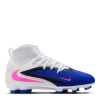 Nike Phantom 6 Club Juniors Multi-Ground Football Boots Blue/Wht/Pink 5.5 (38.5)