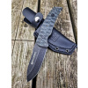 Nôž s pevnou čepeľou Birddog Willumsen® – Čierna čepeľ - Stone Wash, Dark Grey