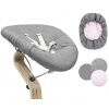 Stokke Nomi Newborn Set - polohovateľná vysoká stolička | Grey/Grey/Pink