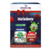 STADA Marťankovia GUMMY Super Imunita & Betaglukán želatínové tablety, príchuť malina a čučoriedka 50 ks + darček červený nos, 1x1 set