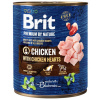 BRIT Premium by Nature Chicken and Hearts 800 g