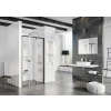 Ravak SPRCHOVÉ DVERE PDOP2-120 black + transparent 03GG0300Z1