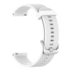 BStrap Silicone Land remienok na Garmin Vivoactive 4, white SGA006C03