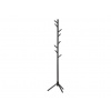 ČistéDrevo Drevený stojanový vešiak 175 cm - čierny