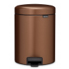 Brabantia Pedálový kôš NewIcon 5L bronzová
