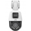 IPC9312LFW-AF28-2X4 - Uniview 2x 2MPx duálna PTZ IP kamera, 4x zoom, IR 50m/10m, 25fps, LightHunter