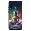 Lesklé pouzdro iSaprio pro Huawei P30 Lite - Yoga (Lesklé pouzdro, kryt, obal iSaprio Exclusive na mobil Huawei P30 Lite s motivem Yoga - elegantní skleněný vzhled, skvělá ochrana mobilu a luxusní sty