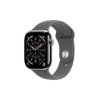 Apple Watch Series 11 GPS + Cellular 42mm Natural Titanium Case with Stone Grey Sport Band - S/M MF8M4WF/A