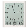 Digitálne nástenné aj stolné hodiny 5896 AMS riadené rádiovým signálom 24cm