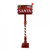 Clayre & Eef Vianočné dekorácie červená schránka na nohe Santa - 33*18*99 cm - Clayre & Eef