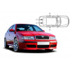 Slnečné clony na okná - SKODA Octavia I. (1996-2004) - Komplet sada