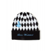 Disney - Alice In Wonderland Checkered Beanie Barva: Black