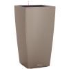 Kvetináč Lechuza Cubico Color sand brown béžový komplet set 40x75 cm