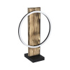 LED stolová lampa Eglo 99457 BOYAL 12 W čierno/hnedá