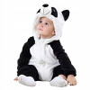 Detská kombinéza - 76 ružová z detskej kombinézy (Pyžama onesie Celkovo Panda 100)