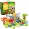 Marioinex kocky WAFFLE mini Savanna Animals, 100 dielikov, vrátane 16 zvieratiek