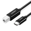 UGREEN US241 CB USB 2.0 kábel pre tlačiareň, 2 m (čierny) Ugreen