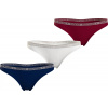 Dámske tangá 3P UW0UW04890 0U4 - Tommy Hilfiger M