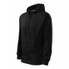Malfini TRENDY ZIPPER 410 Mikina pánska Čierna, M