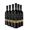 MARANI 6x Akhasheni červené polosladké víno (holá lahev) degustační sada po 750 ml.