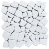 Siko Kamenná mozaika Premium Mosaic Stone bílá 30x30 cm mat STMOSWH