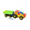 Polesie Traktor Laser, přívěs a radlice 68cm / +1