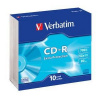 Verbatim CD-R (10ks) 700MB/ 80min, 52x, SlimJC 43415