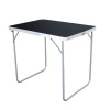 Kempingový skladací stolík 80x60x67 cm - black MC330871B