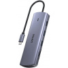 Unitek Hub 9v1 USB C Gigabit Ethernet HDMI VGA 3x USB A čítačka kariet PD 100W