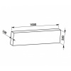 SILAPOR - rovná deska lehčená 1000x250x100mm