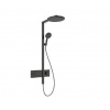 Hansgrohe Raindance Alive S - Sprchový set s termostatom, priemer 30 cm, 3 prúdy, EcoSmart, kefovaný čierny chróm 24583340