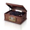Retro otočné vinyl CD rádio FM Am kazety (Retro otočné vinyl CD rádio FM Am kazety)