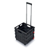 prepravka skladacia 396x370x1008mm CART T KCT4040-S411 čierna plastová