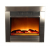 IGOTHERM IGOTHERM, elektrický vestavavný krb CHICAGO 1800W s ventilátorem, 220-240V/50Hz, LED, 67 x 23 x 62 cm, nerez