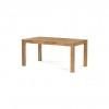 AUTRONIC Jedálenský stôl 160x90cm, masív, prírodný, DS-H160 DUB