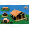 Kids Globe drevená stajňa s dielňou