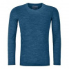 Ortovox 150 Cool Clean Long Sleeve M petrol blue blend XXL; Modrá tričko