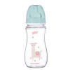 Canpol babies Fľaša so širokým hrdlom EXOTIC ANIMALS 300 ml zelená