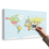 Obraz na korku klasická mapa